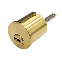Cilindro de Cerradura Cilíndrico de Latón Personalizado ONELUS, Llaves de Computadora, 3 Llaves, 50 mm de Distancia al Eje, Sin Recubrimiento, Premium, Taiwán