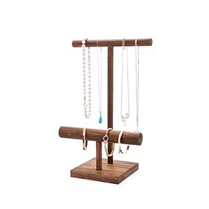 Porte-bijoux en bois avec logo personnalisé, qualité supérieure, vente en gros - Product Image 1