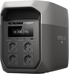 Station électrique portable Delta 3 Max de haute qualité, batterie LiFePO4 2048Wh - Product Image 1