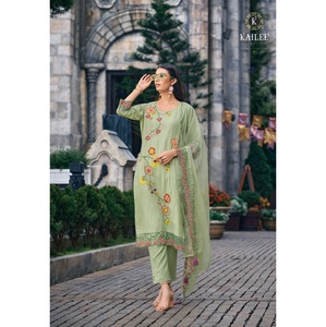 งานสานมือวิสคอสแท้สไตล์โมเดิร์นสำหรับเสื้อผ้าอินเดียและปากีสถาน - Product Image 1