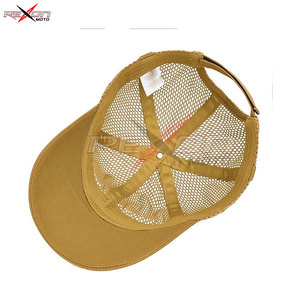 Sombrero de béisbol hecho a medida de alta calidad con espalda de malla Diseño personalizado Sombreros de béisbol deportivos de 5 paneles de alta calidad - Product Image 3