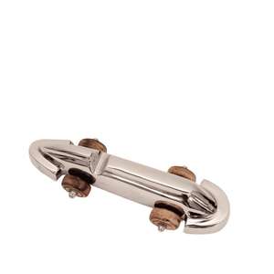 Nickel Polish Metal <b>Racing</b> Car Kids Toy Model With Wooden <b>Wheels</b> Living Room Modern Home Interior Decor Gift Ideas Metallic Cars - Product Image 1