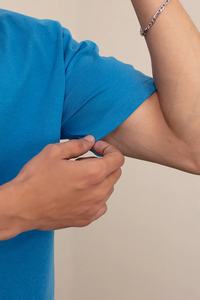 เสื้อยืดแขนสั้นของผู้ชายผ้าฝ้ายคุณภาพสูงแบบกำหนดเองสำหรับฤดูร้อน100% ออกแบบได้ง่าย - Product Image 2