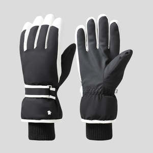 Gants d'hiver isolés imperméables coupe-vent tactiles pour hommes en polyester - Product Image 4