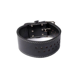 Unisex Powerlifting Weightlifting Belt Bulk Quantity Hot Sale Low MOQ OEM Service Cowhide Material Waterproof Leather - Product Image 5