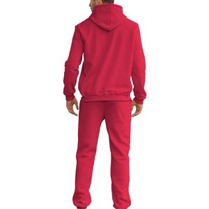 ชุดวอร์มผู้ชาย ชุดจ็อกเกอร์ ชุดวอร์มผ้าฟลีซผู้ชาย ชุดวอร์มสำหรับผู้ชาย ผ้าฝ้าย 100% - Product Image 2