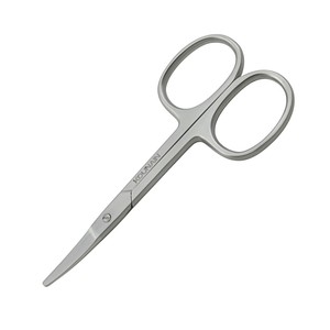 Tijeras profesionales para uñas de bebé 420 J2 9cm, seguridad de acero inoxidable de alta calidad, diseño curvo Romo para manicura y pedicura - Product Image 3