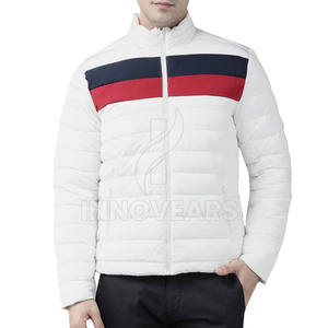 Chaqueta de Invierno para Hombre, Talla Grande, con Cuello Mao, Transpirable, con Logotipo Personalizado de Alta Calidad, Estilo Urbano - Product Image 1