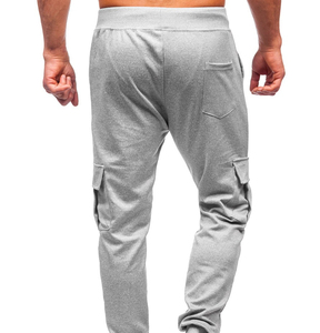 Men's Casual Track Jogger Pants <b>Elastic</b> Waistband High GSM Canvas Waterproof Custom Logo Straight Customizable Size Custom - Product Image 2
