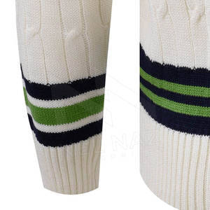 2024 diseñador de moda suéter masculino recién llegado transpirable algodón otoño cuello redondo suéter de punto para hombres Anti-retráctil - Product Image 4