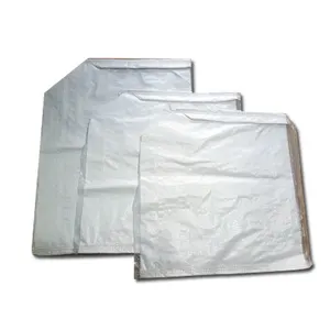 Saco de cimento tecido PP 25 kg 40 kg 50 kg saco de cimento vazio saco de válvula PP bloco inferior com válvula