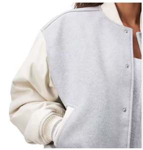 Fabricación 100% de alta calidad de color personalizado para mujer chaqueta universitaria transpirable chaqueta universitaria hecha a medida para mujer - Product Image 5