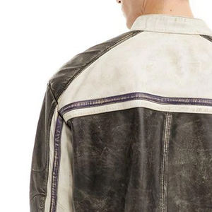 แจ็กเก็ตหนังสำหรับผู้ชายเสื้อแจ็กเก็ตหนังแฟชั่นใหม่สำหรับฤดูหนาว - Product Image 6