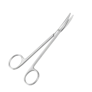 Tijeras curvas Metzebaum de primera calidad, fuente de alimentación Manual certificada CE de acero inoxidable hecha a mano para uso hospitalario - Product Image 5