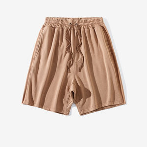 Nouveau modèle de short de sport décontracté pour homme Respirant Coton Séchage rapide Toile imperméable Taille moyenne Poches à cordon High Street - Product Image 3