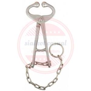 Soporte de toro de calidad superior de acero inoxidable \ Alicates de punta personalizados con Alicates de punta de cadena equipo veterinario - Product Image 2