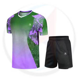 ชุดเครื่องแบบทีมเทนนิสปรับแต่งได้เสื้อ100% กระโปรงและกระโปรงซับเหงื่อทำจากวัสดุโพลีเอสเตอร์สำหรับสโมสรกีฬา - Product Image 2