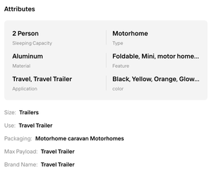 Calidad Superior!! Autocaravana, Remolque de Viaje Tipo Lágrima con Baño, Estándares de Lujo para Acampar, Precio Bajo, en Venta en Todo el Mundo - Product Image 5
