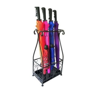 Support de parapluie en métal robuste avec cadre en acier renforcé, parfait pour les patios extérieurs, les jardins et l'utilisation en marché - Product Image 4