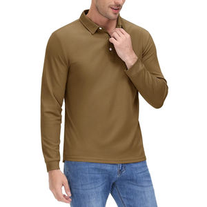 New <b>Men's</b> <b>Grandad</b> <b>for</b> <b>Shirt</b> Long Sleeve Mandarin Collar Slim Fit Golf <b>Shirt</b> Printed Customizable All Seasons Outdoor Activities - Product Image 3