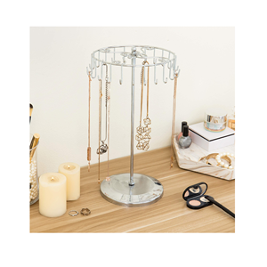 Wholesale Brass and Jewelry <b>Stand</b> Organizer Custom Wood Base Jewellery <b>Display</b> <b>Stand</b> and Handmade Shinny Polished - Product Image 3