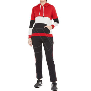 Chándal polar con logotipo personalizado, chándal para correr, Jersey OEM, conjunto de 2 piezas, chándal, sudaderas con capucha para mujer, chándales - Product Image 1