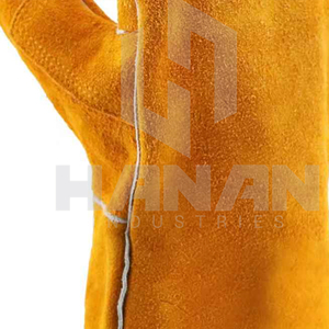 Gants en cuir personnalisables pour hommes et femmes Gants de soudage en cuir de haute qualité pour la protection des mains Gants de sécurité économiques - Product Image 2