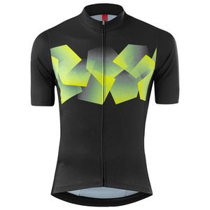 Maillot de cyclisme à manches courtes unisexe avec logo personnalisé OEM - Tissu respirant à séchage rapide et évacuant l'humidité 100% polyester - Product Image 4