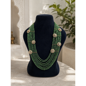 Neelmani Jewls 925 <b>Sterling</b> <b>Silver</b> Gold Plated Freshwater <b>Pearl</b> Claw Setting Luxury Indian Bridal Long Beaded <b>Necklace</b> Rajasthan - Product Image 2