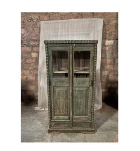 ตู้เก็บของในครัวไม้เนื้อแข็งสีน้ำเงิน ขนาดกลาง สไตล์โมเดิร์น แอนทีค หรูหรา คลาสสิก วินเทจ - Product Image 1