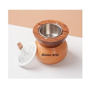 Vente directe d'usine Bois Mabkhar Conception fantastique Forme ronde Bakhoor Oud Brûleur du meilleur exportateur en Inde - Product Image 4