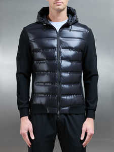 Chaqueta Bomber Acolchada de Invierno con Capucha Personalizada para Hombre, Cálida, Cortavientos, con Cierre de Cremallera de Poliéster, Llegada en 2025 - Product Image 6