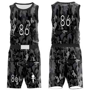 SW-MH-48 DU MONDE DES SPORTS Maillots de basket-ball ajustables OEM personnalisés Shorts Sublimation Uniformes d'équipe blancs et dorés Porter - Product Image 2
