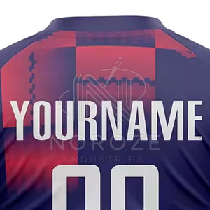 Maillot de football à manches courtes léger au design unique personnalisé Haute qualité Respirant 100% polyester Fabriqué au Pakistan - Product Image 5