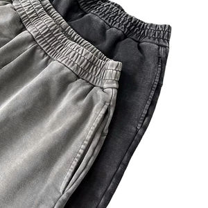 Pantalones Deportivos Casuales para Hombre, con Logotipo Personalizado, Cintura Media, Corte Recto, Peso Medio, para Atletismo, Lisos y Teñidos - Product Image 6