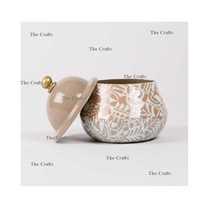 Ensemble de deux boîtes à dattes et fruits secs de différentes tailles, en fer, pour mariage, maison et restaurant. - Product Image 3