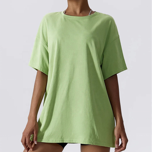 T-shirt en coton tricoté respirant pour homme, coupe ample et décontractée, idéal pour l'été et le sport, vêtement d'extérieur à coupe régulière - Product Image 5