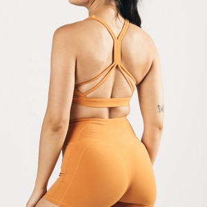 2024 High Quality Backless Comfortable Custom Sexy Workout Gym Yoga Backless Crop <b>Sports</b> <b>Bra</b> for Women Fitness - Product Image 2