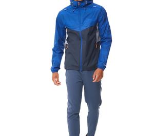 Chándales cortavientos de nailon de alta calidad, chándal deportivo de bloque de Color de diseño personalizado para hombres, chándales cortavientos - Product Image 1