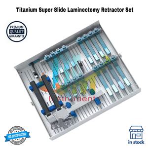 Juego de Retractores Quirúrgicos Manuales Premium, Básico, de Titanio Sólido, Certificado ISO, Retractor de Laminectomía Super Slide para Cirugía de Columna Vertebral - Product Image 5