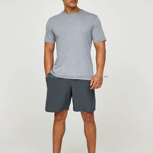 Nuevo conjunto corto de verano para hombre, camiseta de manga corta y pantalones cortos, conjunto doble de dos piezas, ropa informal de algodón Unisex - Product Image 1