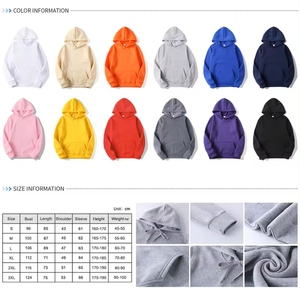OEM Blanks Polyester Hoodies Sweatshirts pour Sublimation Impression Personnalisée Diy Design Hommes Enfants Plain Hoodies Fabrication en Gros - Product Image 5