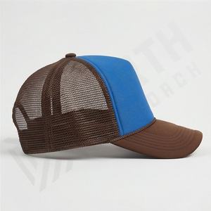 Casquettes de baseball en coton de qualité supérieure, personnalisées, en gros, OEM, 6 panneaux, unisexes, brodées, ajustables, avec filet - Product Image 3