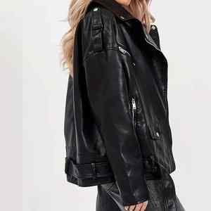 Chaquetas de Cuero para Mujer de Alta Calidad, Diseño Personalizado, a la Moda, Recién Llegadas - Product Image 1