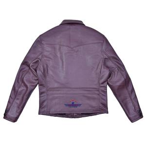 FiveStar Mens Classic Retro 1930s Steerhide Chaqueta de cuero Vintage Abrigo DE TRABAJO Durable Invierno Casual Moda Prendas de abrigo Suministro OEM - Product Image 2