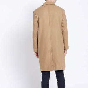 Manteau long décontracté en laine et coton imperméable à double boutonnage pour homme, grande taille, style streetwear, chaud pour l'hiver 2025 – Nouvelle tendance - Product Image 4