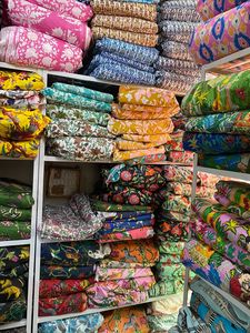 Tissu imprimé en coton de haute qualité pour robe de course et kimono Pj faisant un grossiste à usage multiple Yard Supply-Bag Cover - Product Image 3