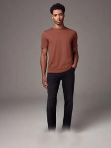 เสื้อยืดพรีเมี่ยมสำหรับผู้ชายเครื่องแต่งกายแนวสตรีทเสื้อผ้าแฟชั่นลำลองสำหรับใช้ในชีวิตประจำวันการเดินทางยิมเลานจ์สั่งซื้อจำนวนมาก - Product Image 2