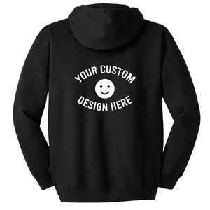 Pull pour homme Sweat à capuche sérigraphié personnalisé Basics Pull unisexe sérigraphie Sweat à capuche pour homme - Product Image 3