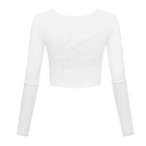 Tops Cortos Casuales Ecológicos para Mujer con Diseño y Talla Personalizados, Color Personalizado, Ajuste Cómodo, Material 100% Algodón - Product Image 2